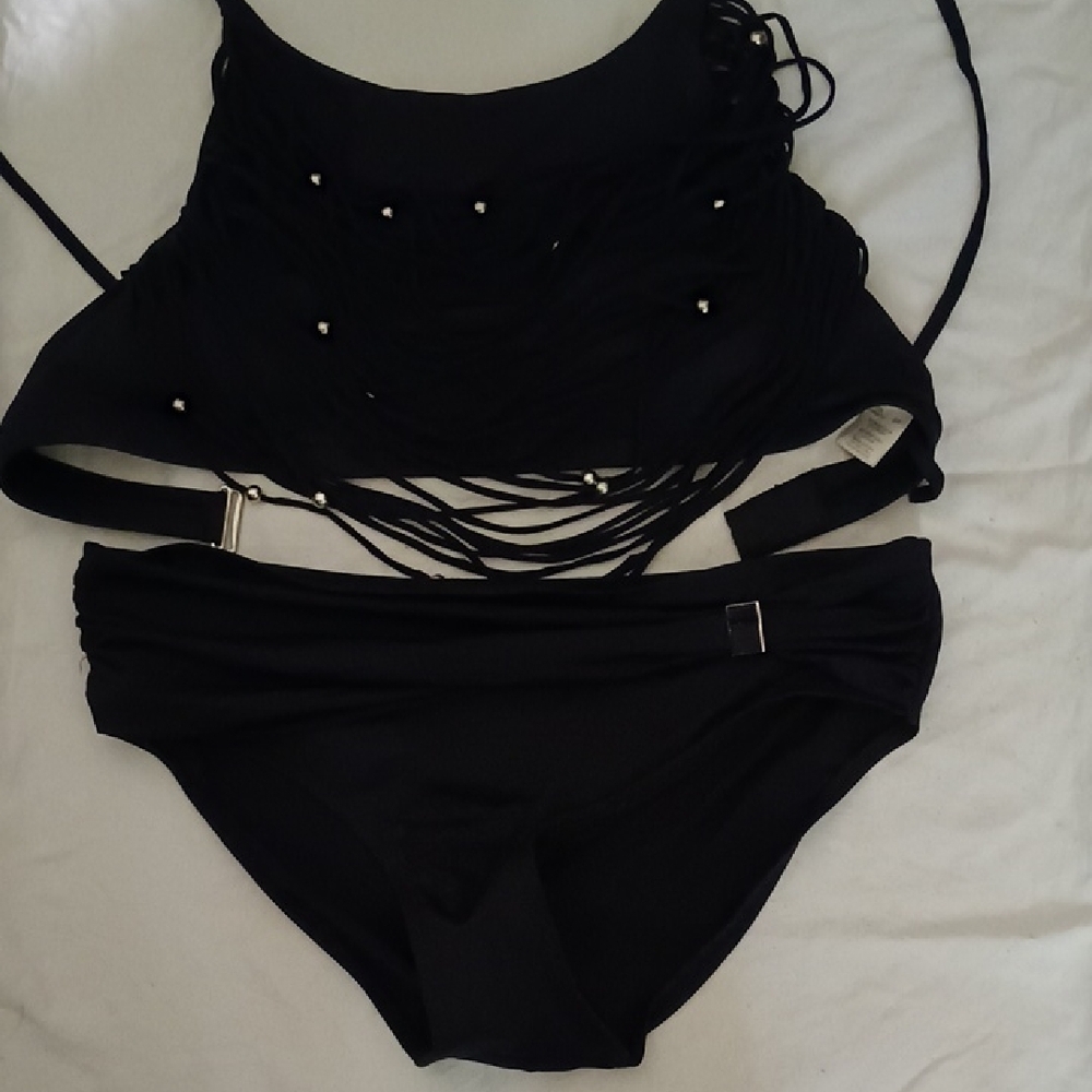 Black Women's Swimwear Set